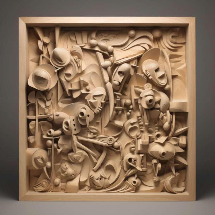 نموذج ثلاثي الأبعاد لآلة CNC 3D Art 